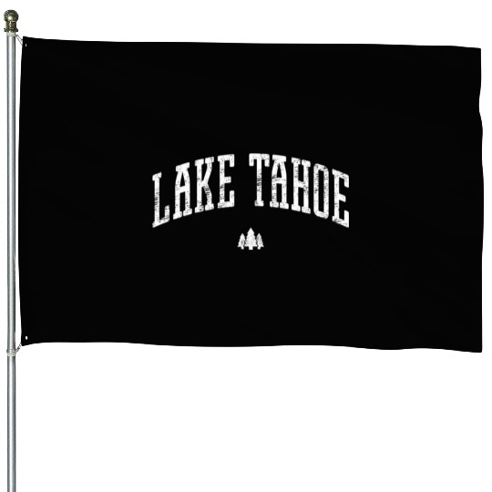 Lake Tahoe Tree Icon House Flags