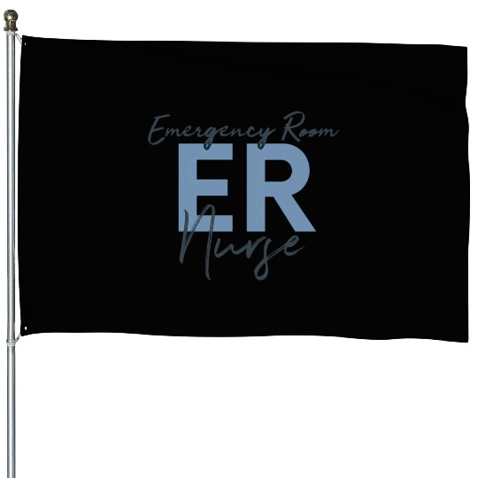 Er Nurse Emergency Room Nurse Registered Nurse House Flags