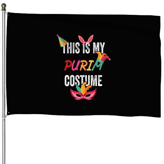 This Is My Purim Jewish Happy Purim ash House Flags