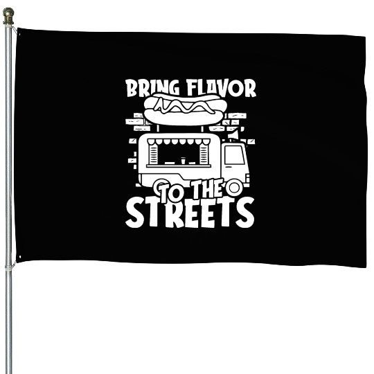 Street Food Hotdog House Flags