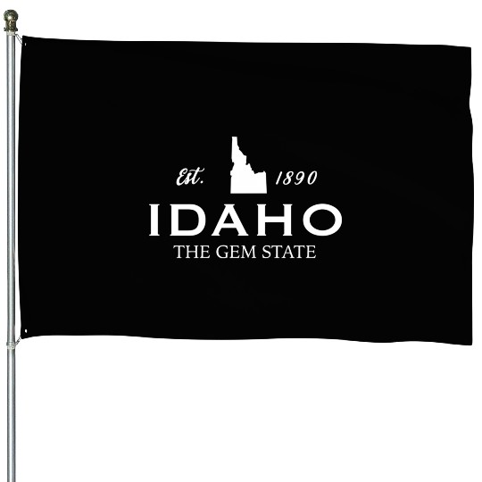 Idaho Est 1890 The Gem State Us House Flags