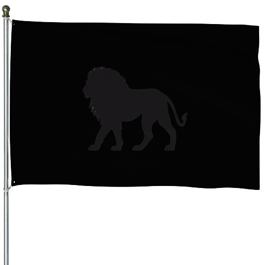 Lion art House Flags