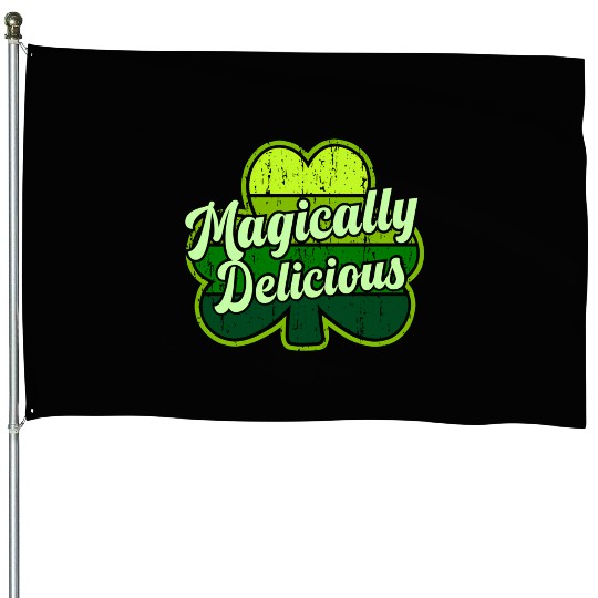 St Patric Day 2021 Magically Delicious Luck House Flags