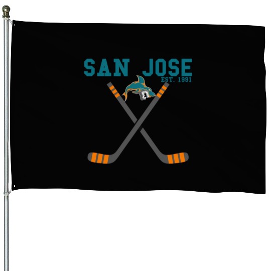 San Jose Sports Team Est 1991 Novelty Athletic House Flags