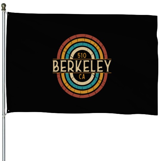 Berkeley Area Code 510 Residents State California House Flags