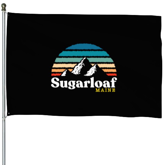 Sugarloaf Maine Usa i Resort 1980S House Flags
