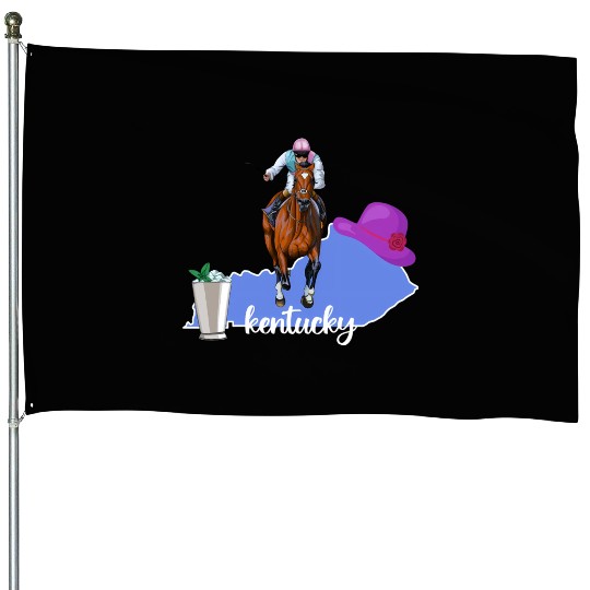 Kentucky Horse Racing Derby Py House Flags