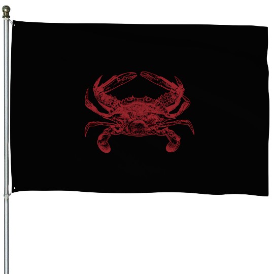 Red Crab House Flags
