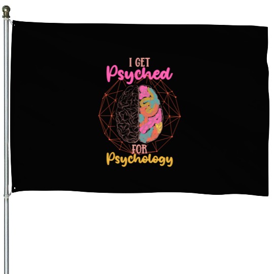 Neuroscientist Psychologist Brain Psychology House Flags