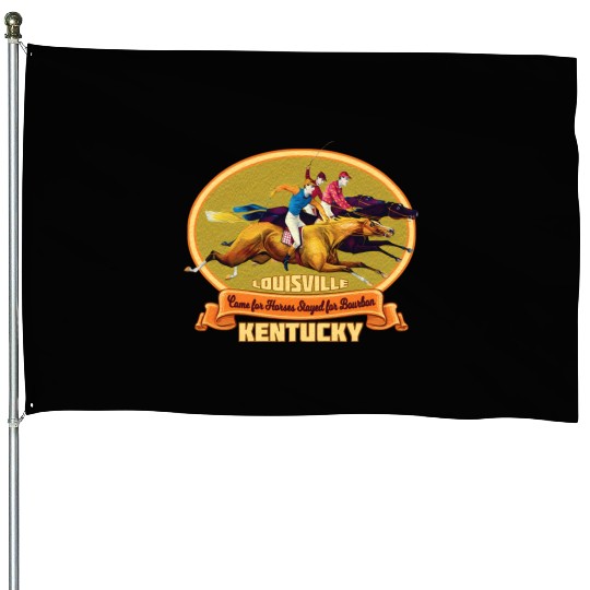 Louisville Kentucky Horse Racing Bourbon Derby House Flags