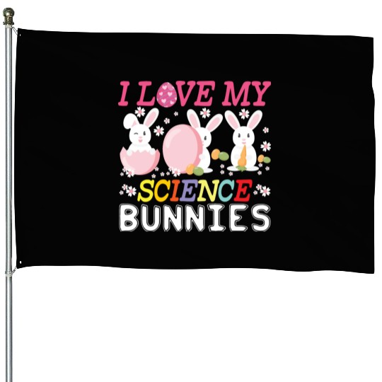 Lucky To Be A Science Teacher Cool Science Teacher House Flags