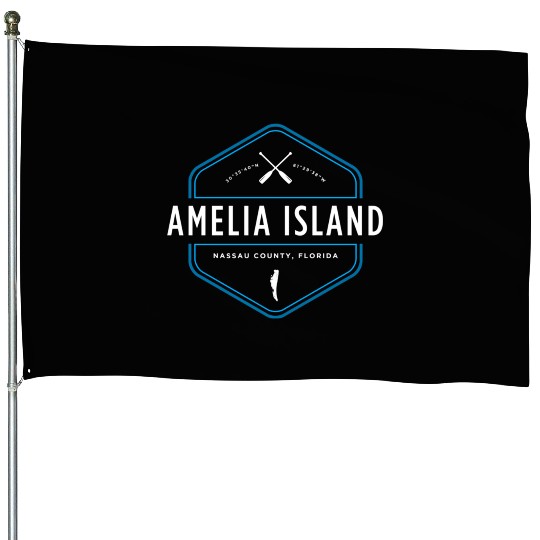 Amelia Island Florida Beach House Flags