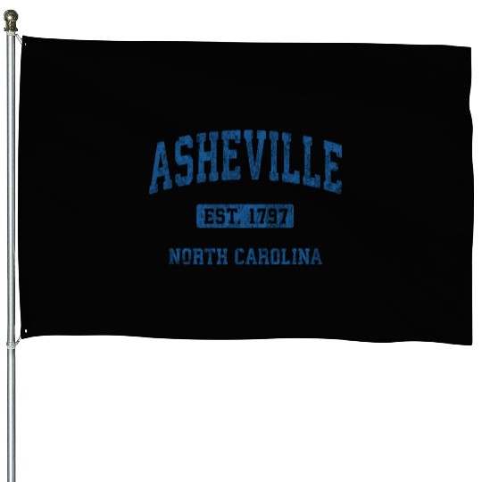 Asheville North Carolina Athletic Sports House Flags