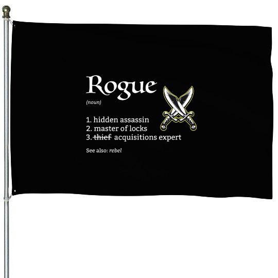 Rogue Class Definition Dungeons And Rpg Dragons House Flags