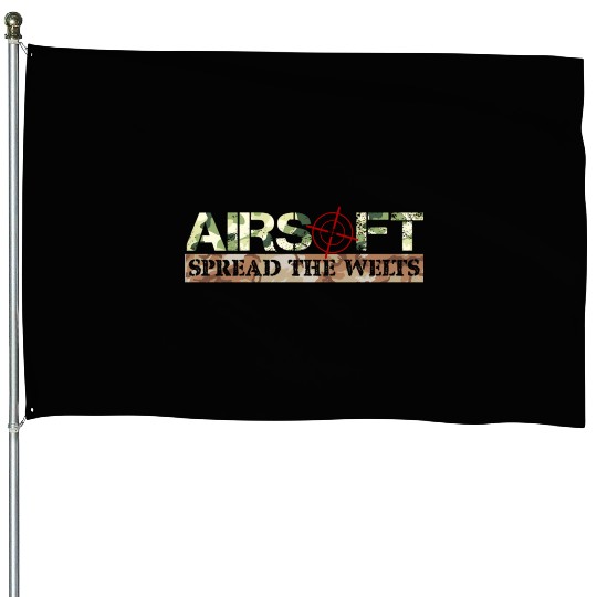 Spread The Welts Airsoft Bb Gun Rifle House Flags