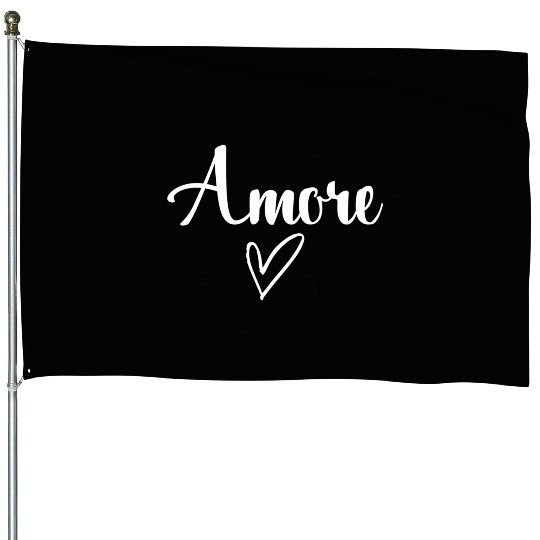 Amore Italian Love Valentine'S Day House Flags