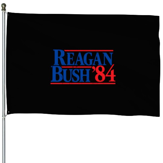 Reagan Bush '84 Republican House Flags