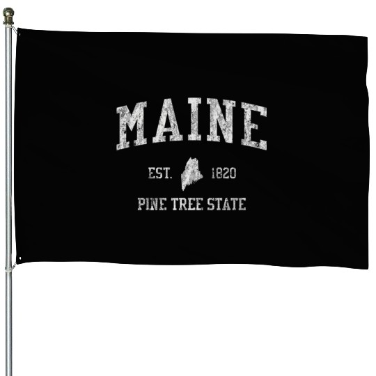 Maine Sports House Flags