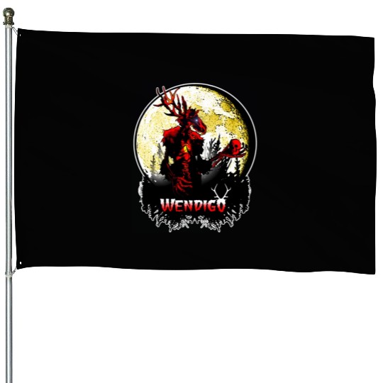 Wendigo New Monster inwalker Cryptid Evil House Flags