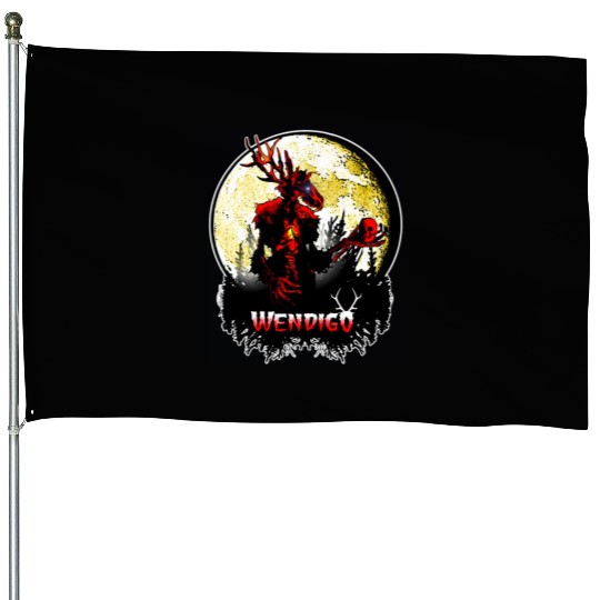 Wendigo New Monster inwalker Cryptid Evil House Flags