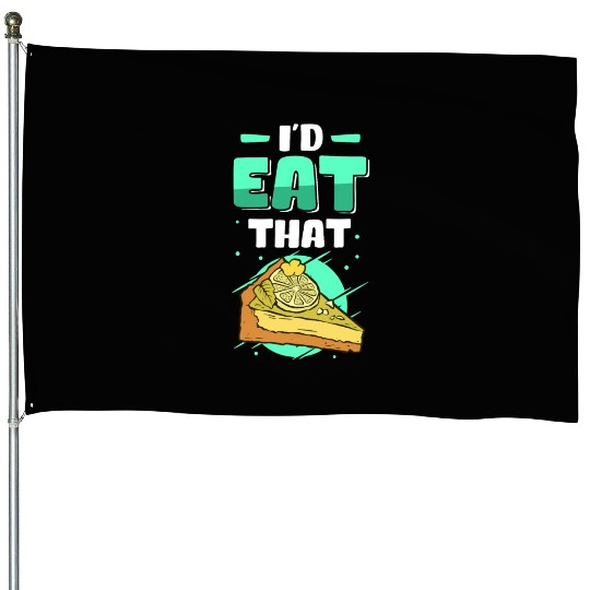 Pies Lover Eat That Key Lime Pie House Flags