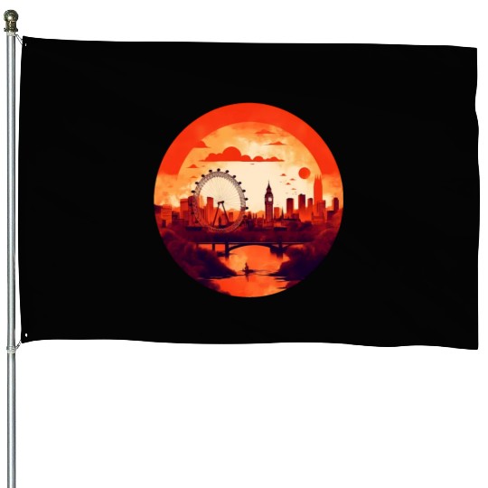 London Skyline House Flags
