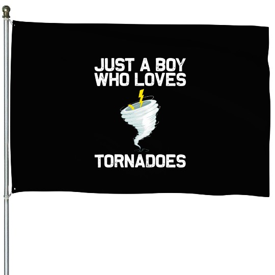 Tornado For Hurricane Weather Chaser House Flags