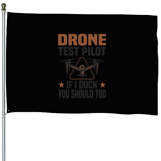 Drone Pilot FPV Quadcopter Racing Drone Flying House Flags