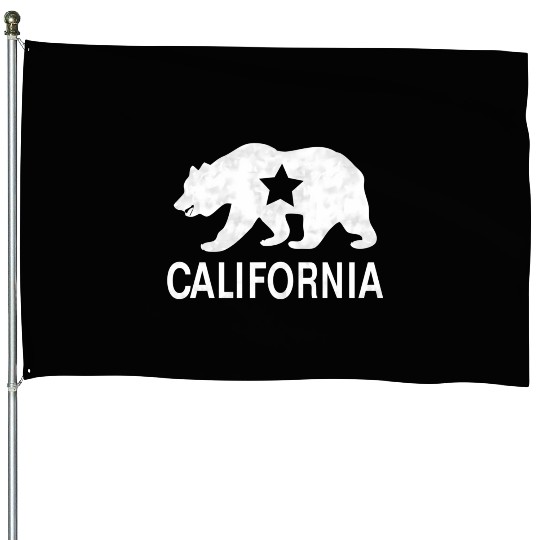 California Bear Republic Cali House Flags