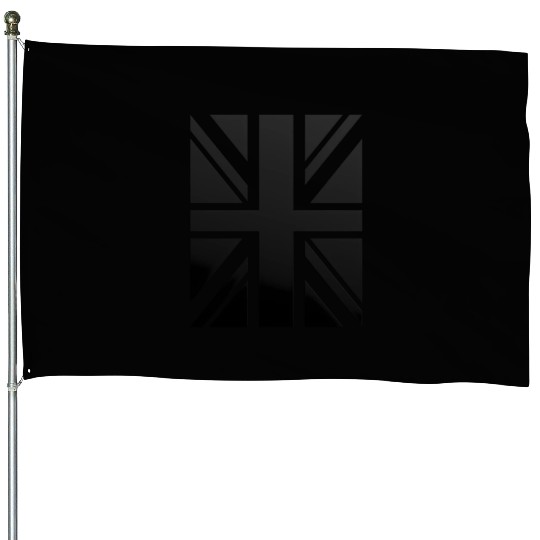 Black Union Jack - Uk Flag - Great Britain House Flags