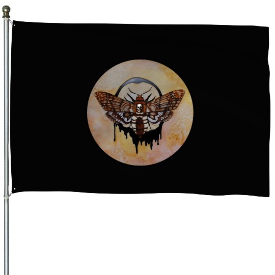 Death'S Head Hawk Moth House Flags