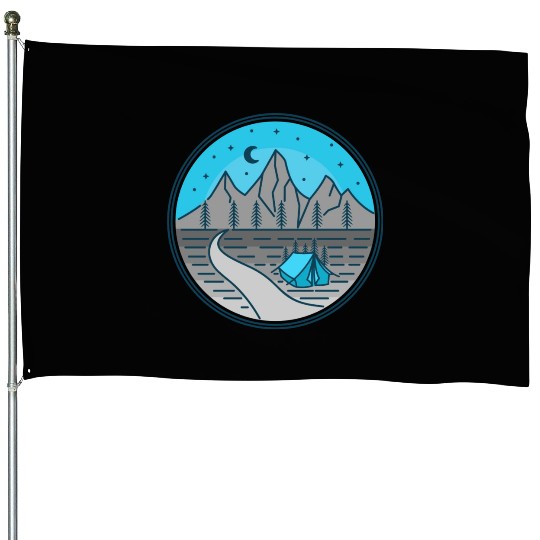 Mountain Nightwing House Flags
