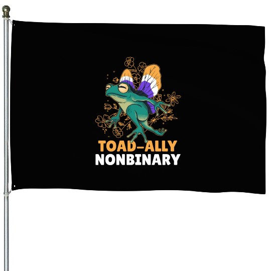 Toad-Ally Nonbinary House Flags