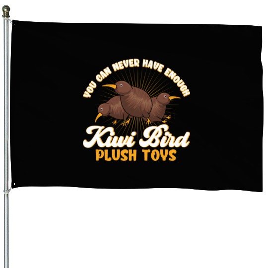 Bird Lover New Zealand Kiwi Bird House Flags