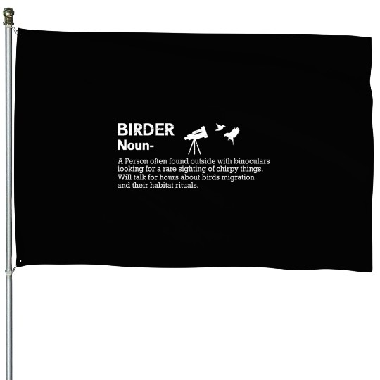 Bird Lover Birdwatching Bird Whisperer House Flags