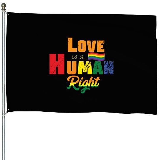 Love is Human Right LGBT Gay Pride House Flags