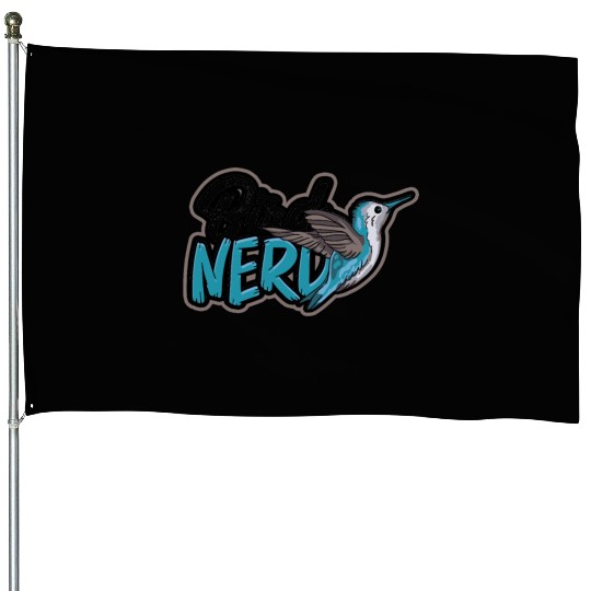 Bird Desig for Birdwatcher Bird Nerd Lover Bird House Flags