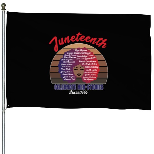 Juneteenth and African American History House Flags