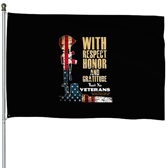 Veterans Day Behind Every Strong Soldier There Is House Flags