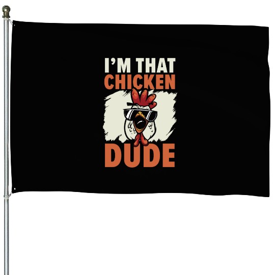 Chicken Farmer Chicken Whisperer Farm Animal House Flags