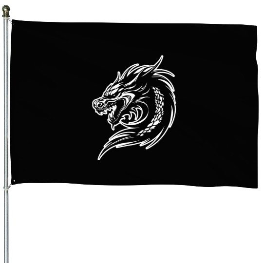 Dragon Mythical Fantasy Serpent House Flags