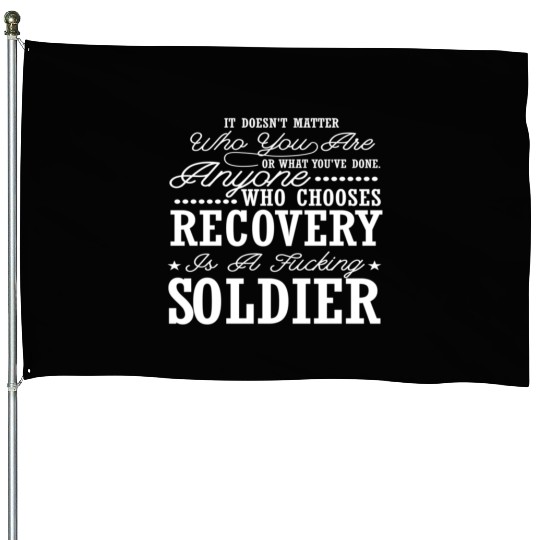 Drug Addiction Recovery Sobriety Sober Aa 12 House Flags