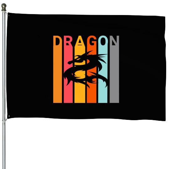 Dragon On Your House Flags