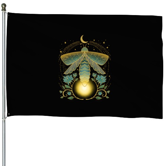 Firefly Magical Lunar Mystical For Nature House Flags