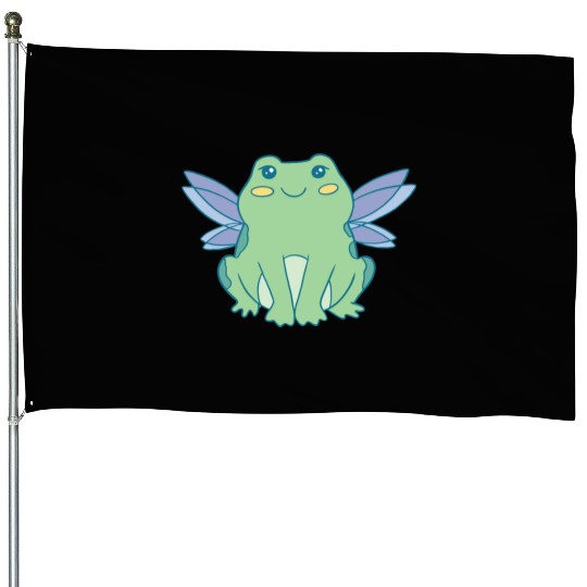 Cottagecore Cottage Core Frog Fairycore Goblincore House Flags
