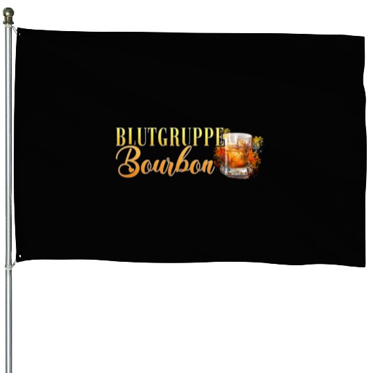 Blutgruppe Bourbon Cocktail Bartender House Flags