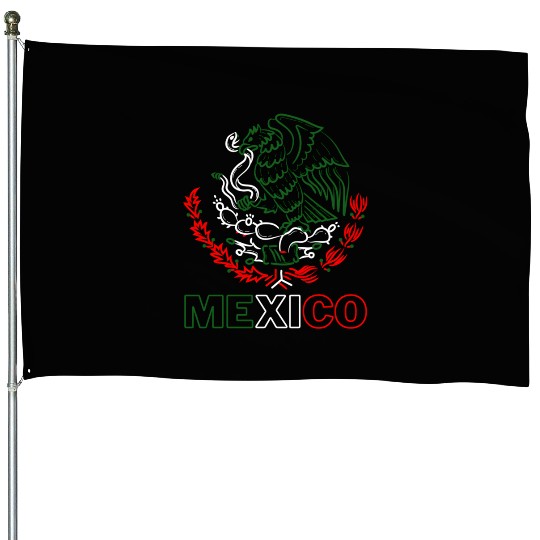 Meco With Mecan Eagle From Flag Red Green And House Flags
