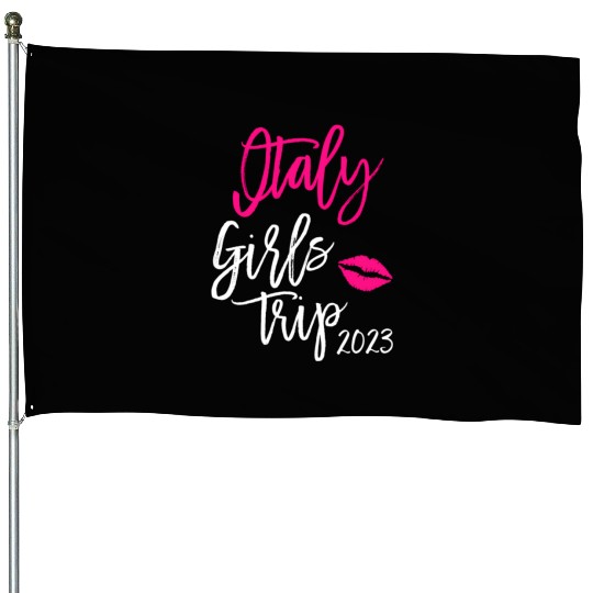 Italy Trip 2023 Vacation Weekend Set House Flags