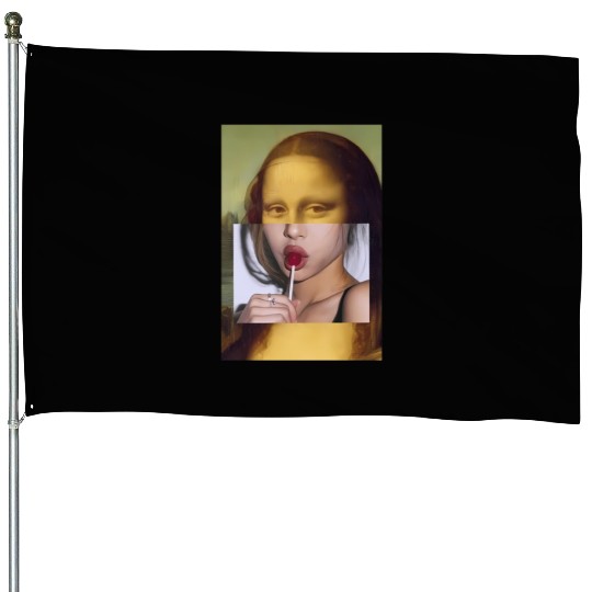 Mona Lisa Lollipop Mona Lisa House Flags