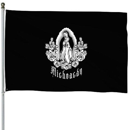 Santa Guadalupe Catholic Saint Of Meco Americas Mi House Flags